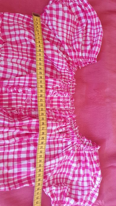 Bluzita noua tip ie bumbac fucsia S