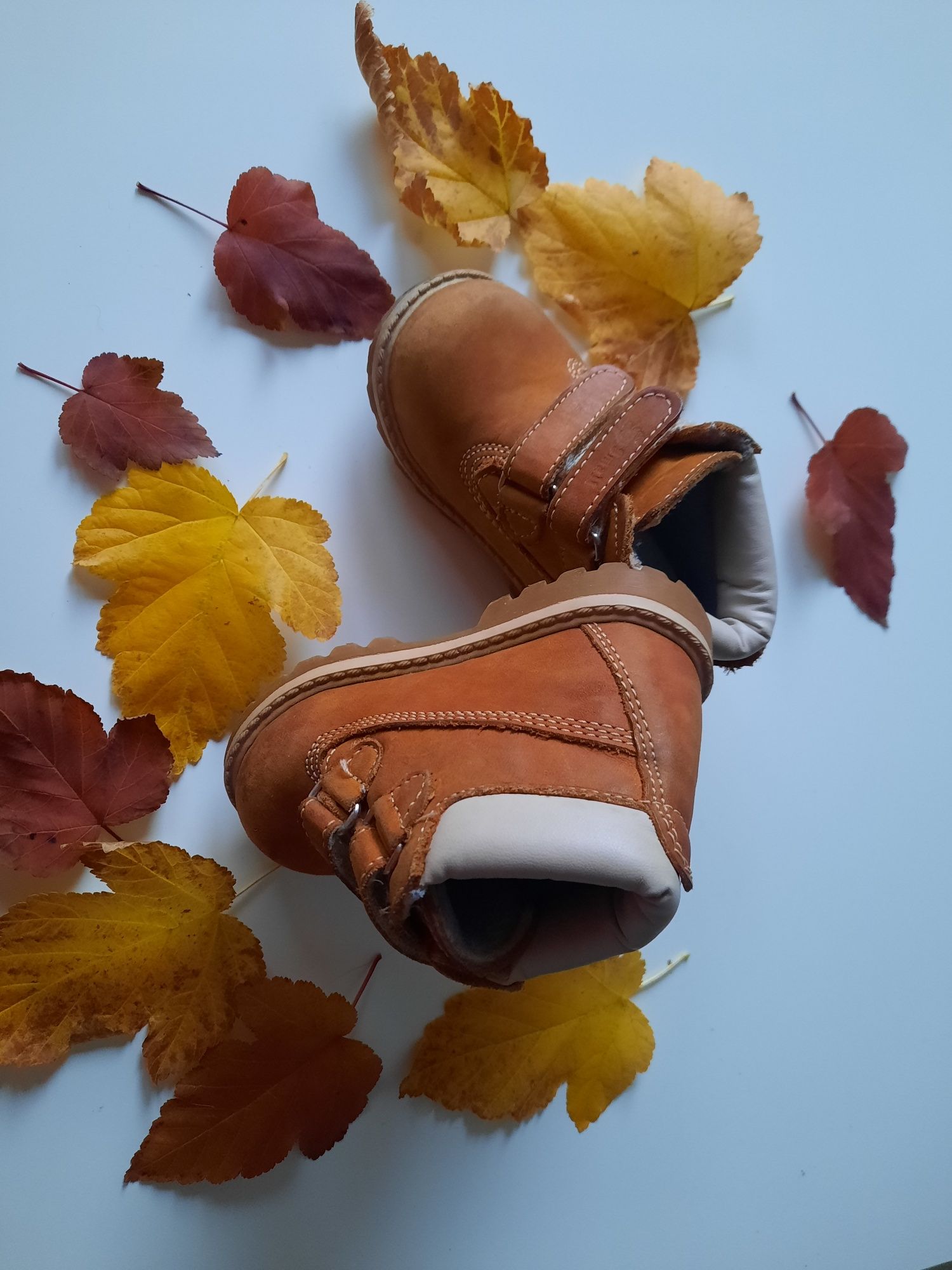 Размер 21 есенни обувки естествен набук