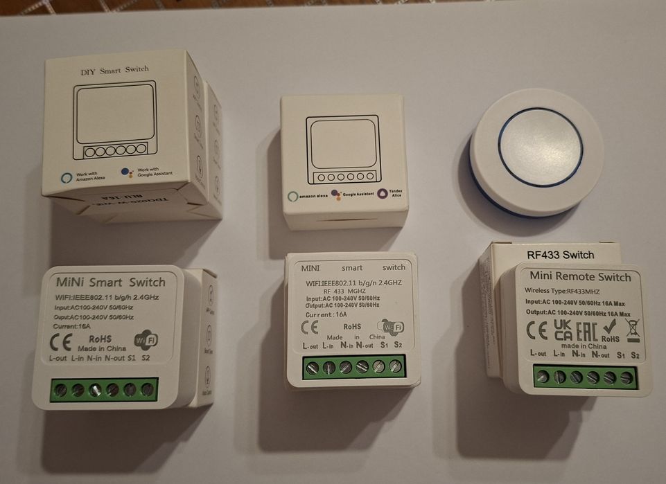 Releu inteligent / comutator / WI-FI / RF 433Mhz Tuya smart sw