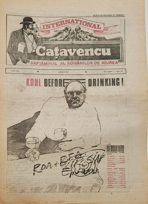 Lot Catavencu International - anul unu - ziare de colectie, presa sati