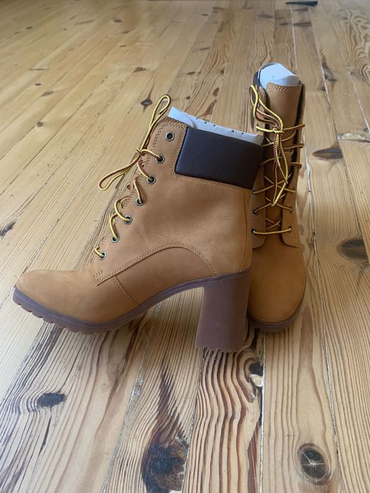 Оригинални Timberland боти с ток – нови, не обувани, 39.5