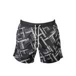 Pantaloni scurti de baie pentru barbati, Karl Lagerfeld negru/alb