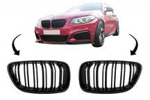 Grile BMW Seria 2 F22 F23 F87 (2014-up) Negru M Design