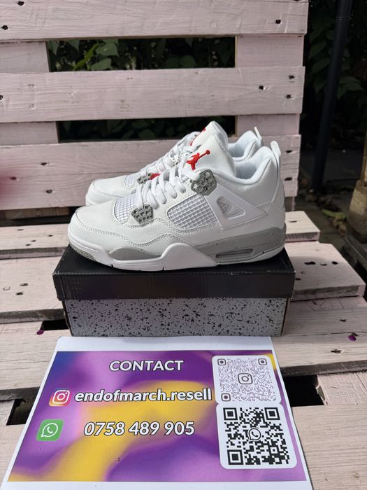 Jordan 4 White Oreo (Marimi: 42,45)