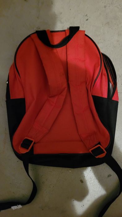 Vând ghiozdan + apărători , stare bună