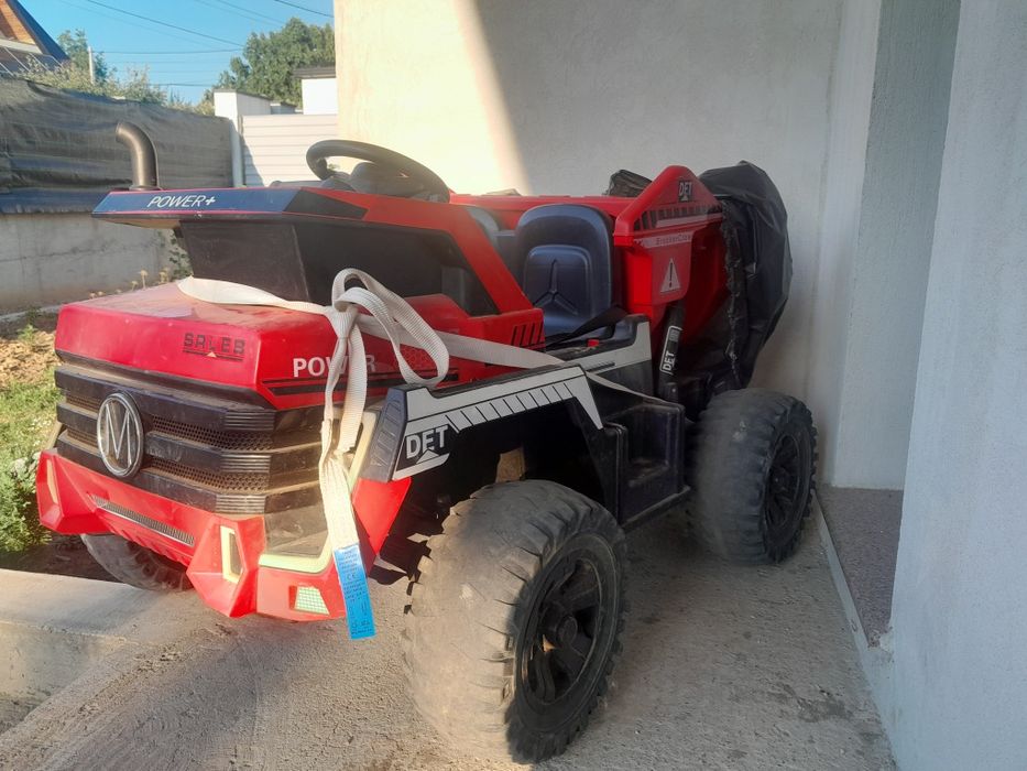 Masinuta electrica Mappy Basculanta 4x4, Rosu