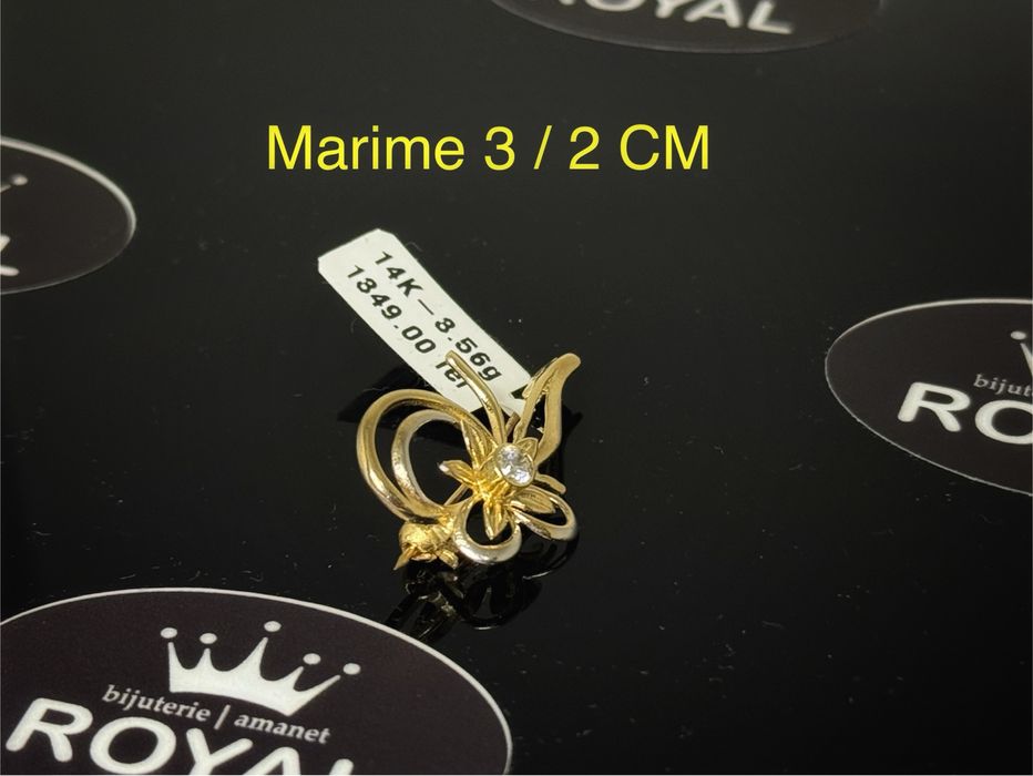 Bijuteria ROYAL : Brosa AUR 14K / 3.56 GR