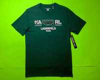 Тениска Karl Lagerfeld в зелено Нова