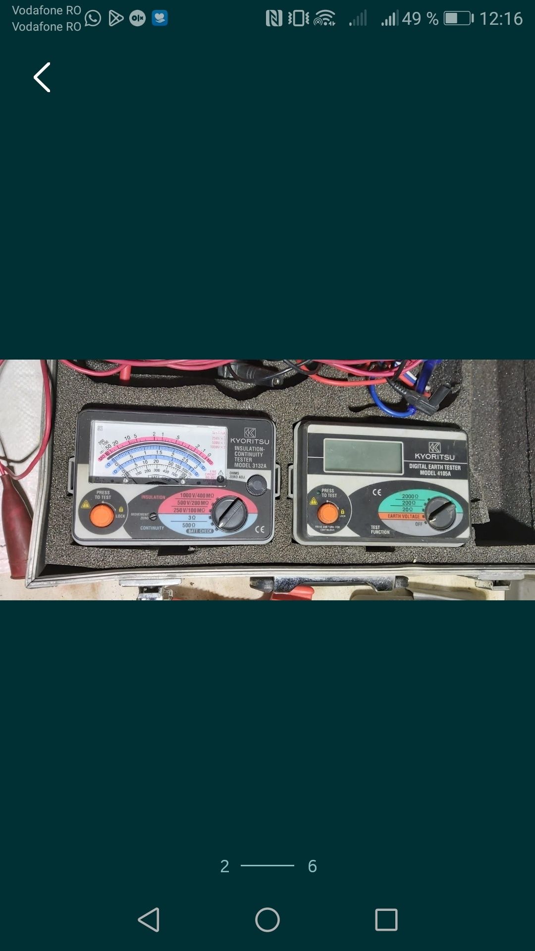 Fluke Kyoritsu 4105 și 3132 A  Turbo tech DT 0903