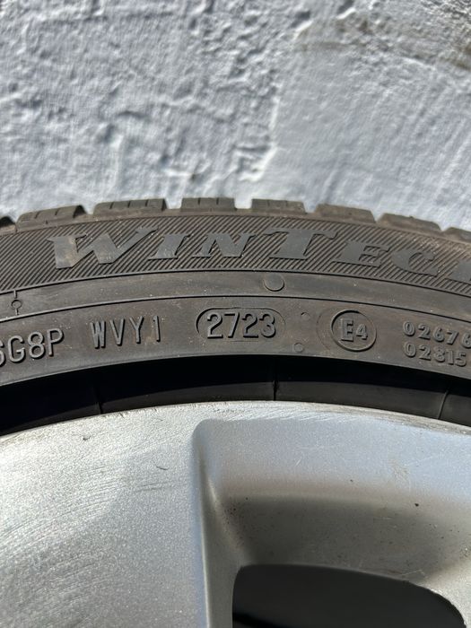 Jante Volkswagen R17 5x112 + anvelope iarnă