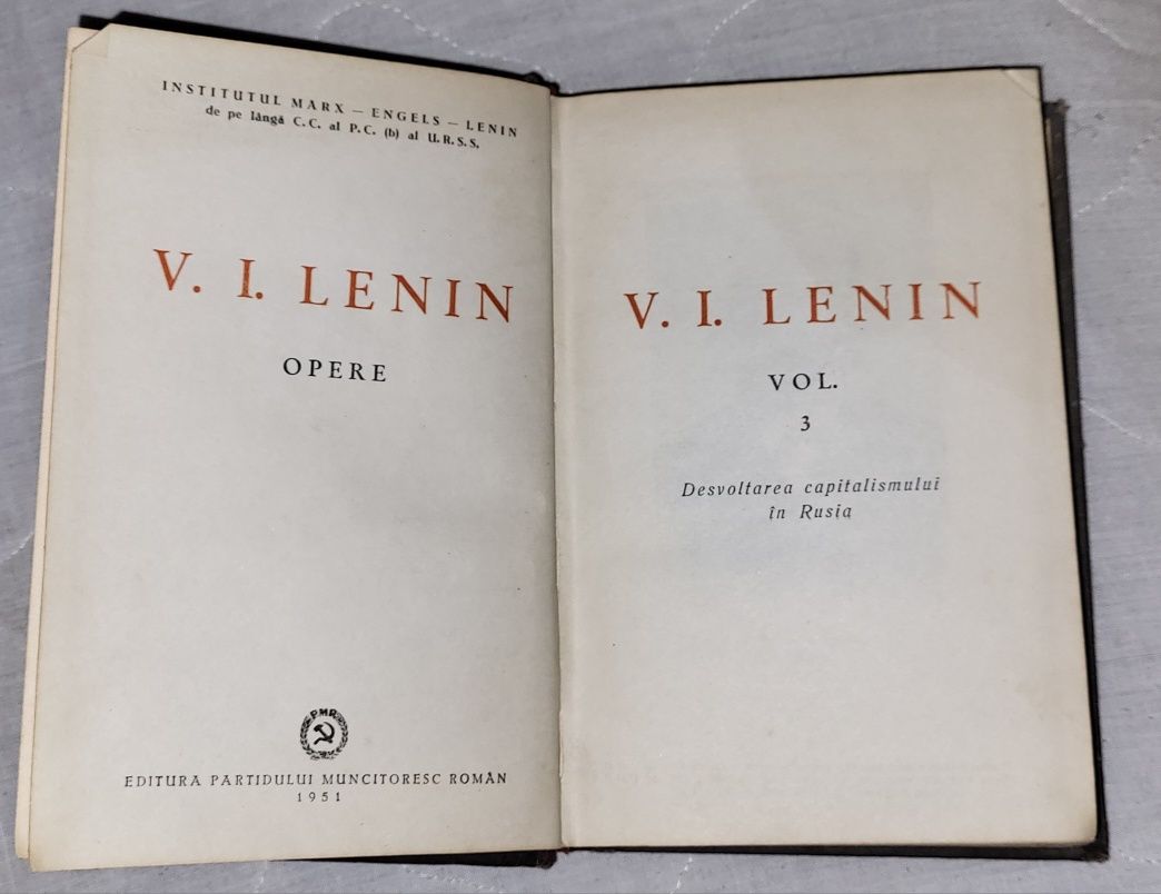 I.Stalin-Opere vol.1,5,6,7,8,12.