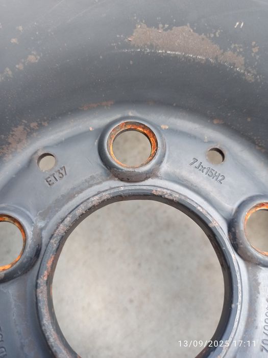 5x112 7J ET 37 Джанти метални Mercedes Benz 15 ки