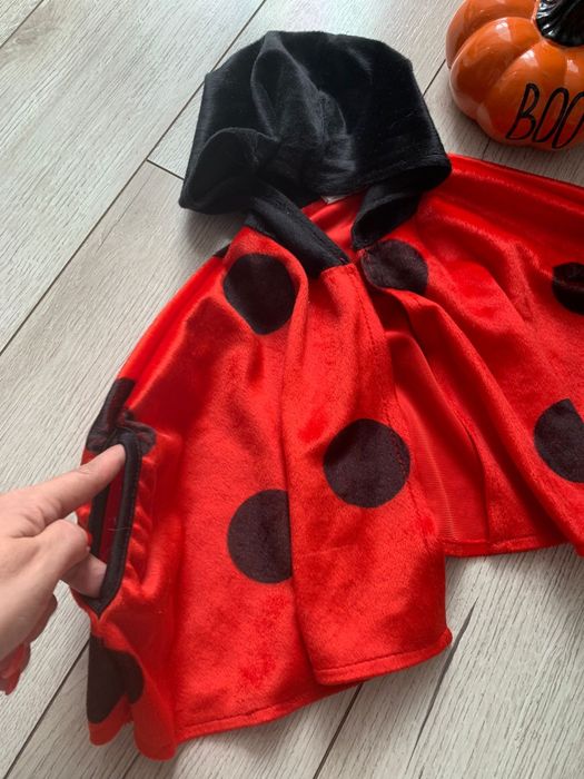 Costum de carnaval/Pelerina buburuza 1-2 ani