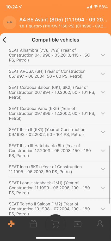Ламбда сонда за Audi/VW/Skoda/Seat