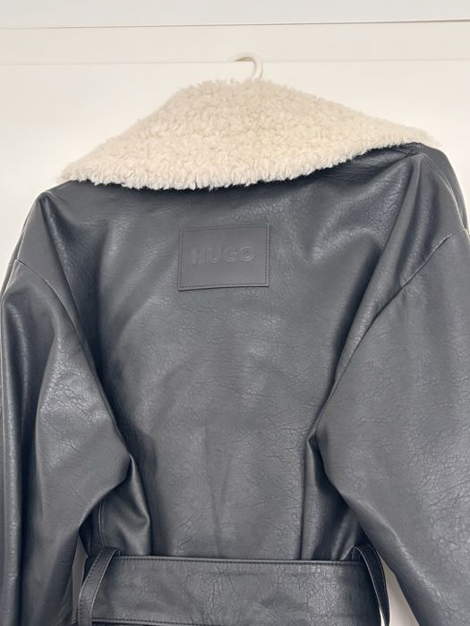 кожено яке байкър Hugo Boss