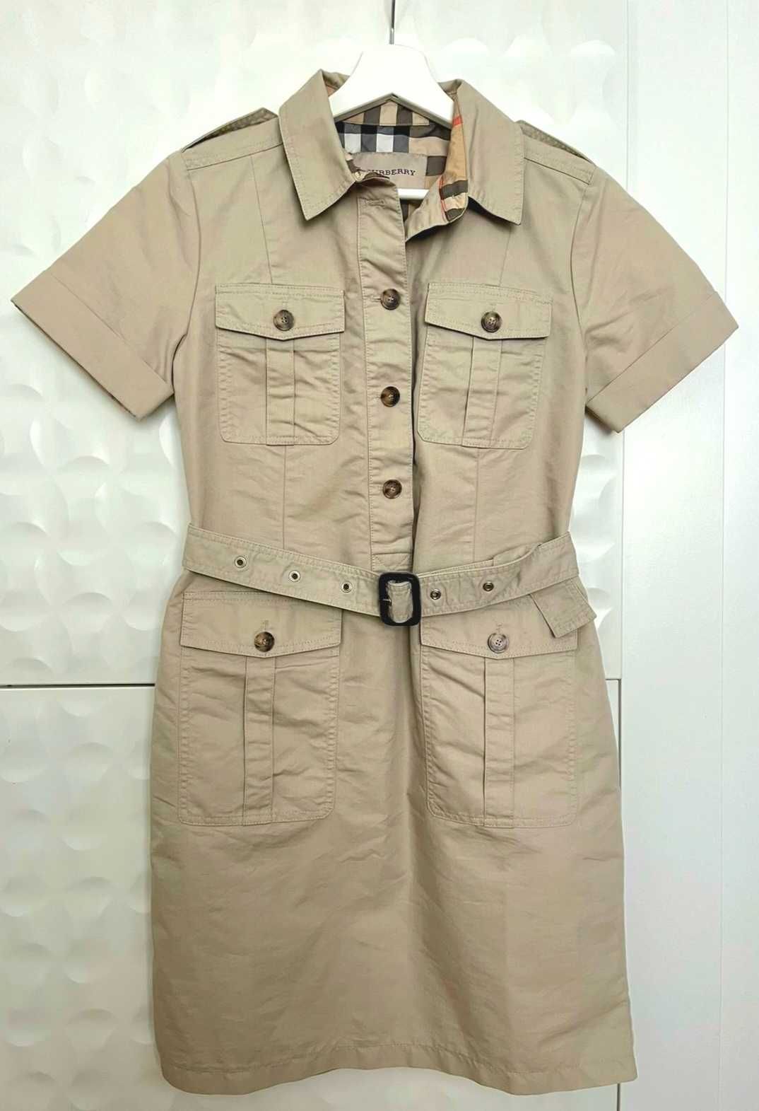 Рокля BURBERRY стил сафари, размер XS-S