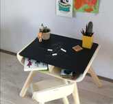 Masuta si scaun copii Plan Toys nu Ikea