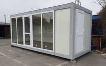 Container birou  containere vitrina santier paza vestiar