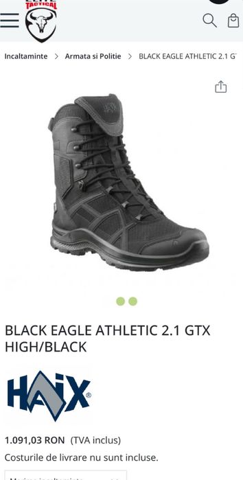 Bocanci Black Eagle Athletic 2.1 Gore-Tex HIGH
