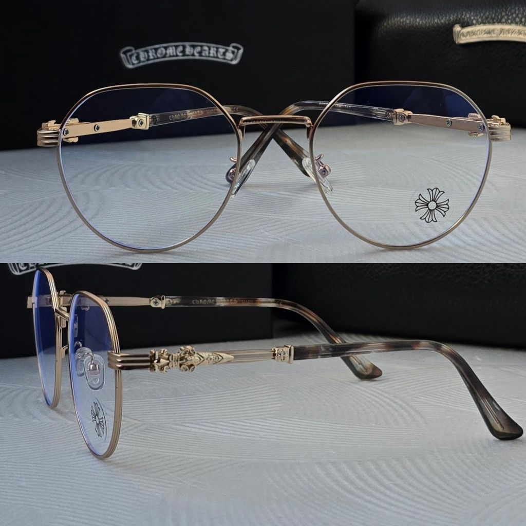 Очила за компютър Диоптрични рамки прозрачни слънчеви chrome hearts