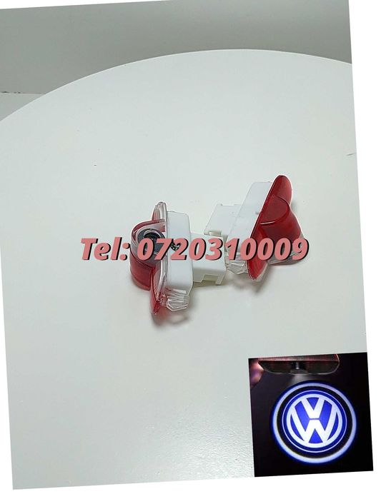 Proiectoare Holograma Led Logo Dedicate Vw Golf 4 Bora Touran Polo