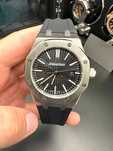 ceas barbat audemars piguet royal oak silver blck