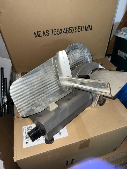 Feliator profesional aluminiu pentru mezeluri și brânzeturi