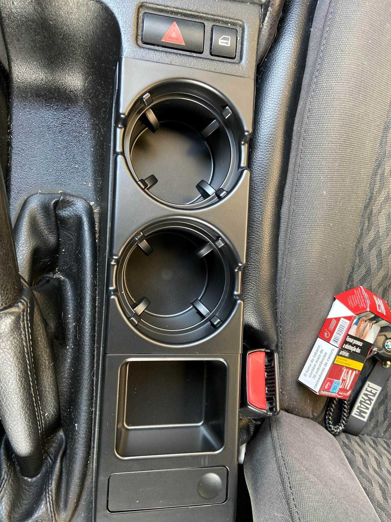 Suport Pahare si Monede compatibil cu BMW  E46 negru/carbon
