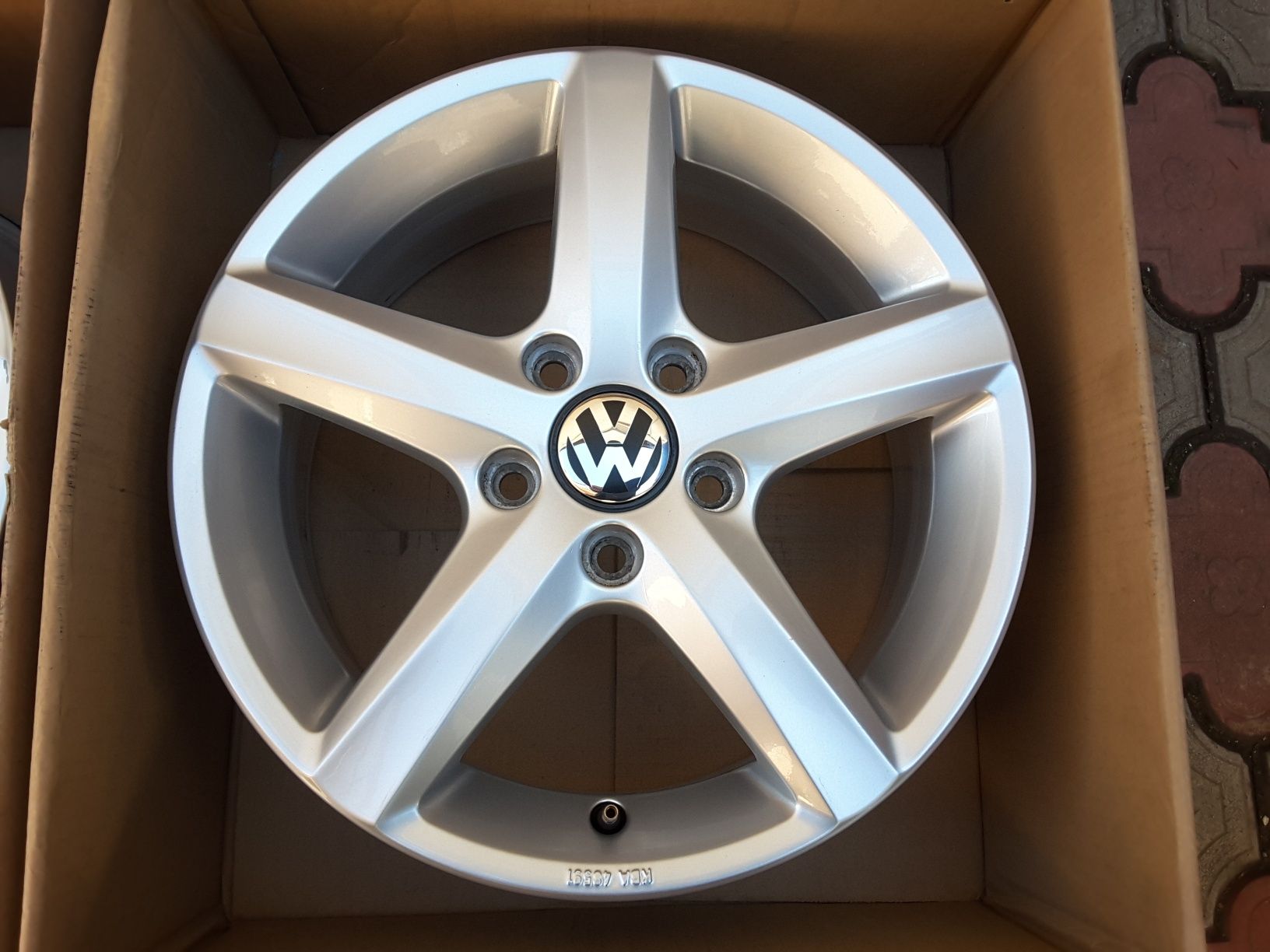 jante aliaj 16; 5x112; originale Vw Golf 5, 6, 7, Caddy, Touran, jetta
