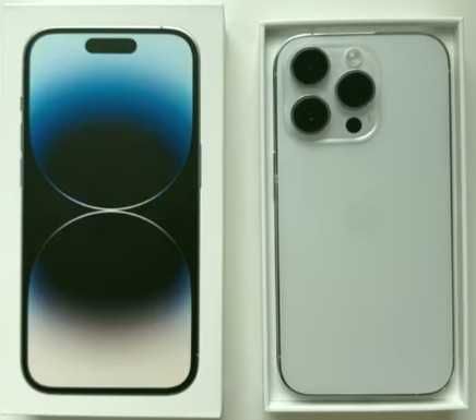 iPhone 14 Pro 256GB Silver Айфон 14 Про сребрист много запазен