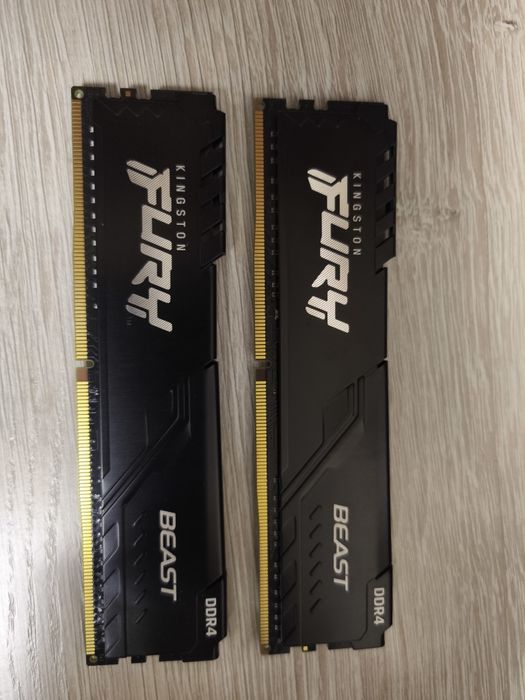 ОЗУ DDR4 Kingston Fury Beast 16 Гб 3200 МГц