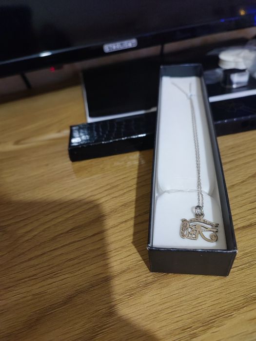 Pandantiv vechi argint -Ochiul lui Horus