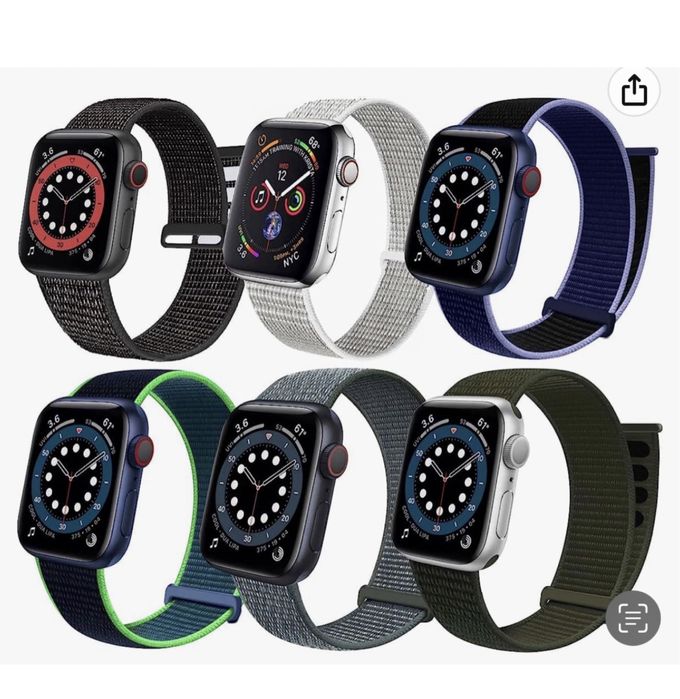 Curea Compatibila Ceas Apple Watch Scai Loop (Textil) Incarcator Cablu