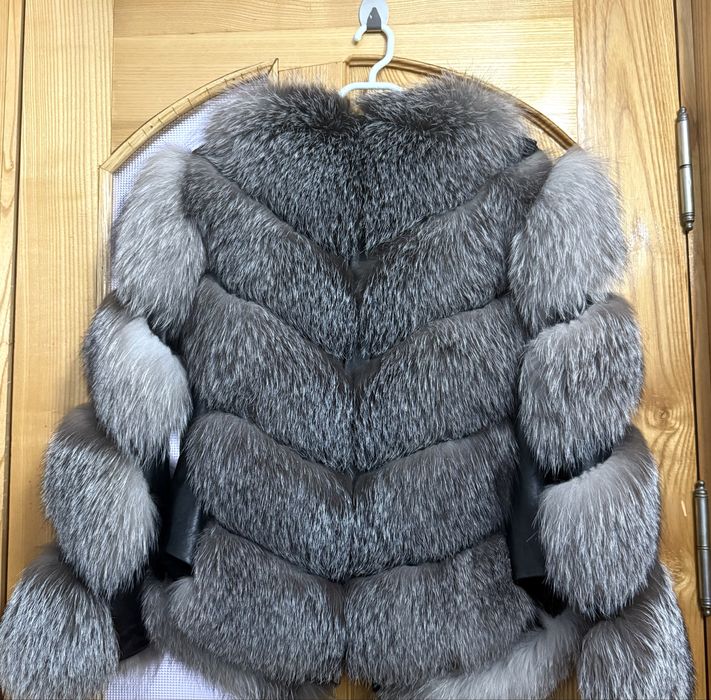 Blana naturală vulpe argintie