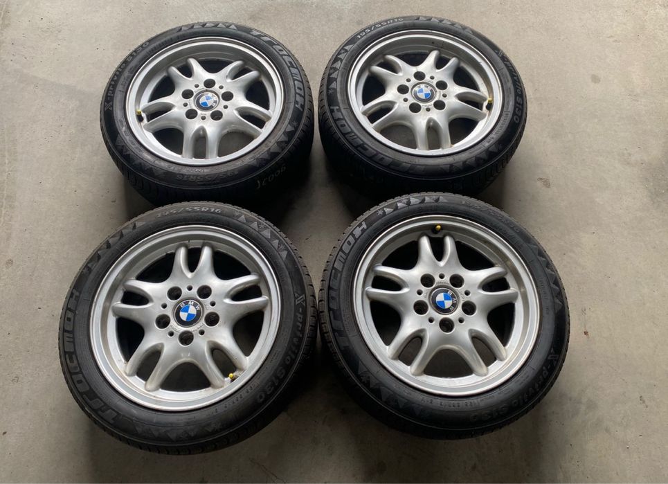 Jante aliaj R16 5x120 BMW cu anvelope M+S 195 55 16