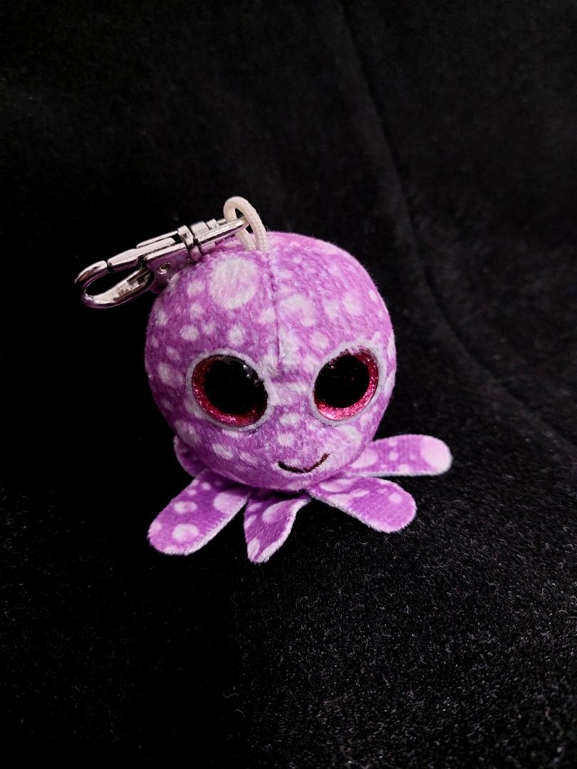 Jucărie pluș plush breloc Ty Beanie Boos Legs The Purple Octopus