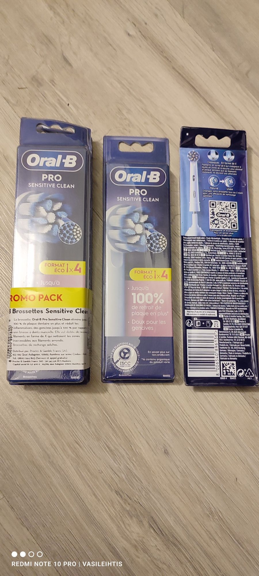 OralB Sensitive Clean (set 4 rezerve , varianta PRO)