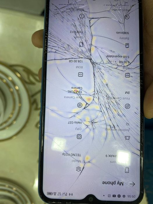 Tecno Spark 9 aybi oyna singan