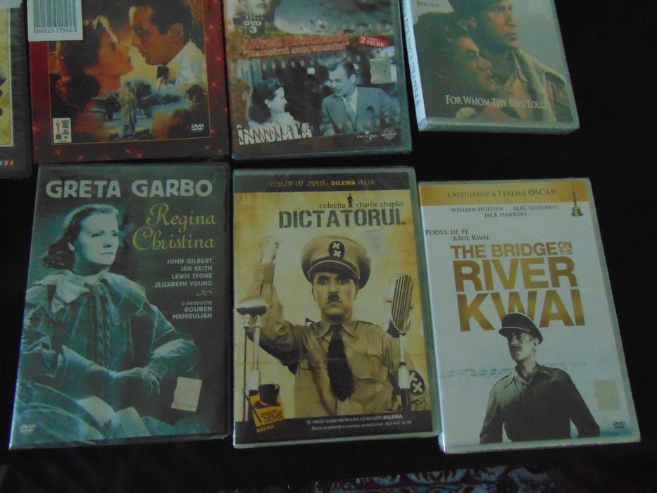 DVD-uri filme clasice străine și românești