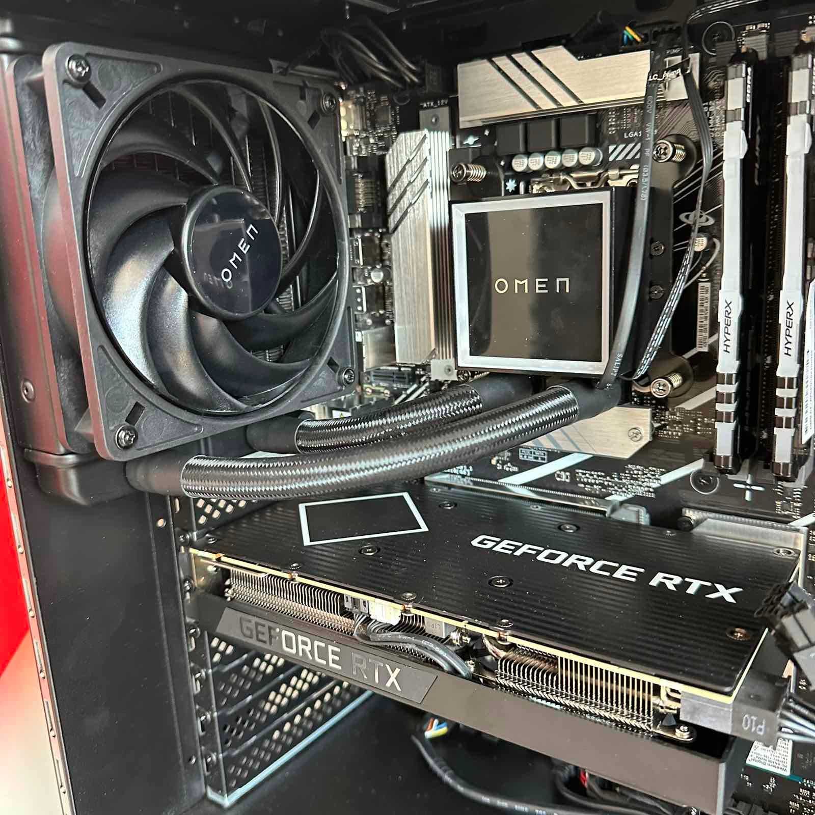 Компютър за гейминг/игри HP Omen i7-12700k/16GB/1TB SSD/RTX 3060Ti