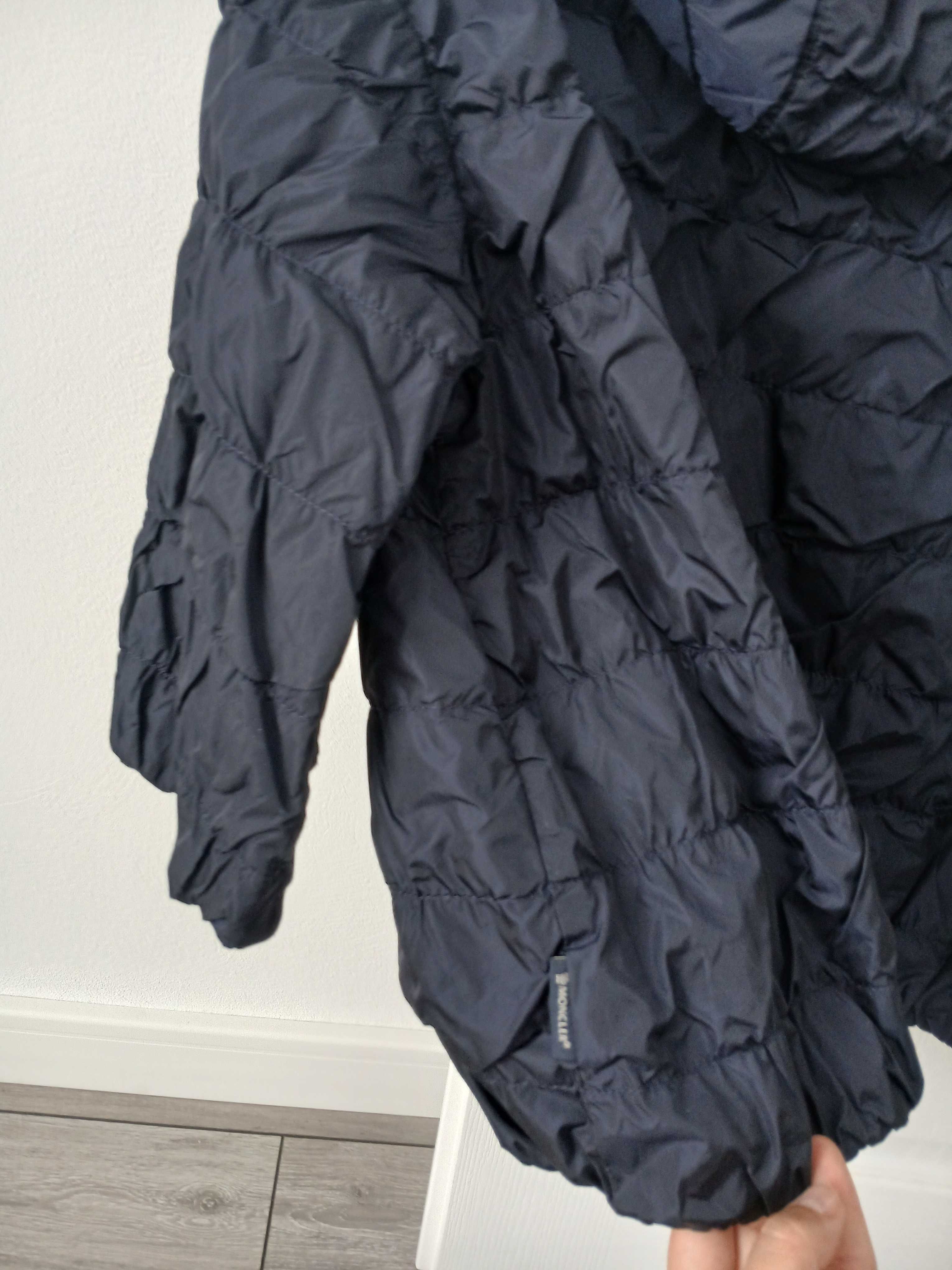 Jacheta de dama Moncler, bleumarin cu maneca 3/4