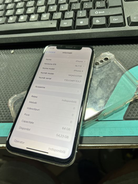 iPhone X 64GB Alb 100% Baterie 11 12 13 14 15 Pro XS Max Samsung S A