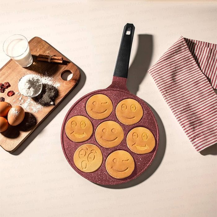 Тиган за Pancakes Палачинки  с Емоджита 27см 
Алуминиево Незалепващо П