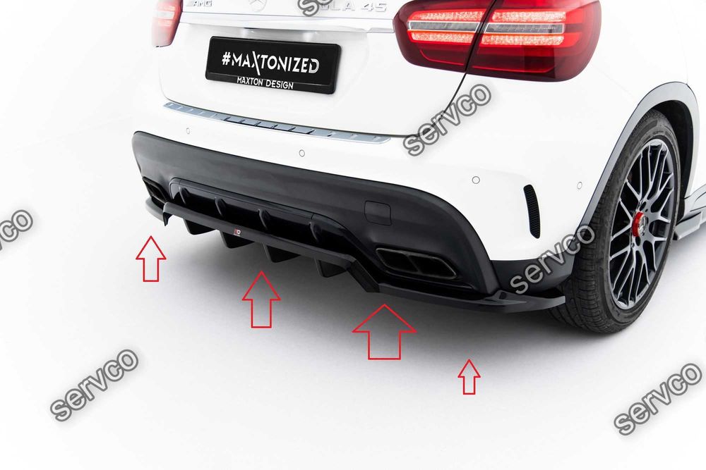 Body kit Mercedes GLA 45 AMG X156 Facelift 2017-2020 v1 Maxton Design