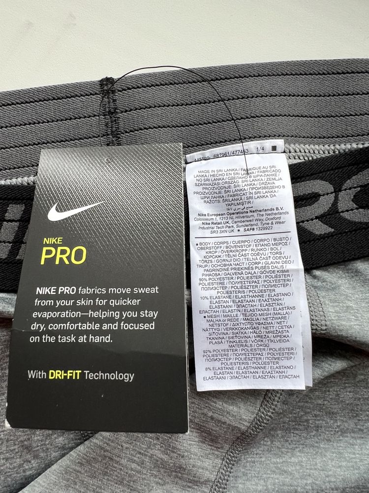 Спортивные мужские шорты леггинсы Nike pro