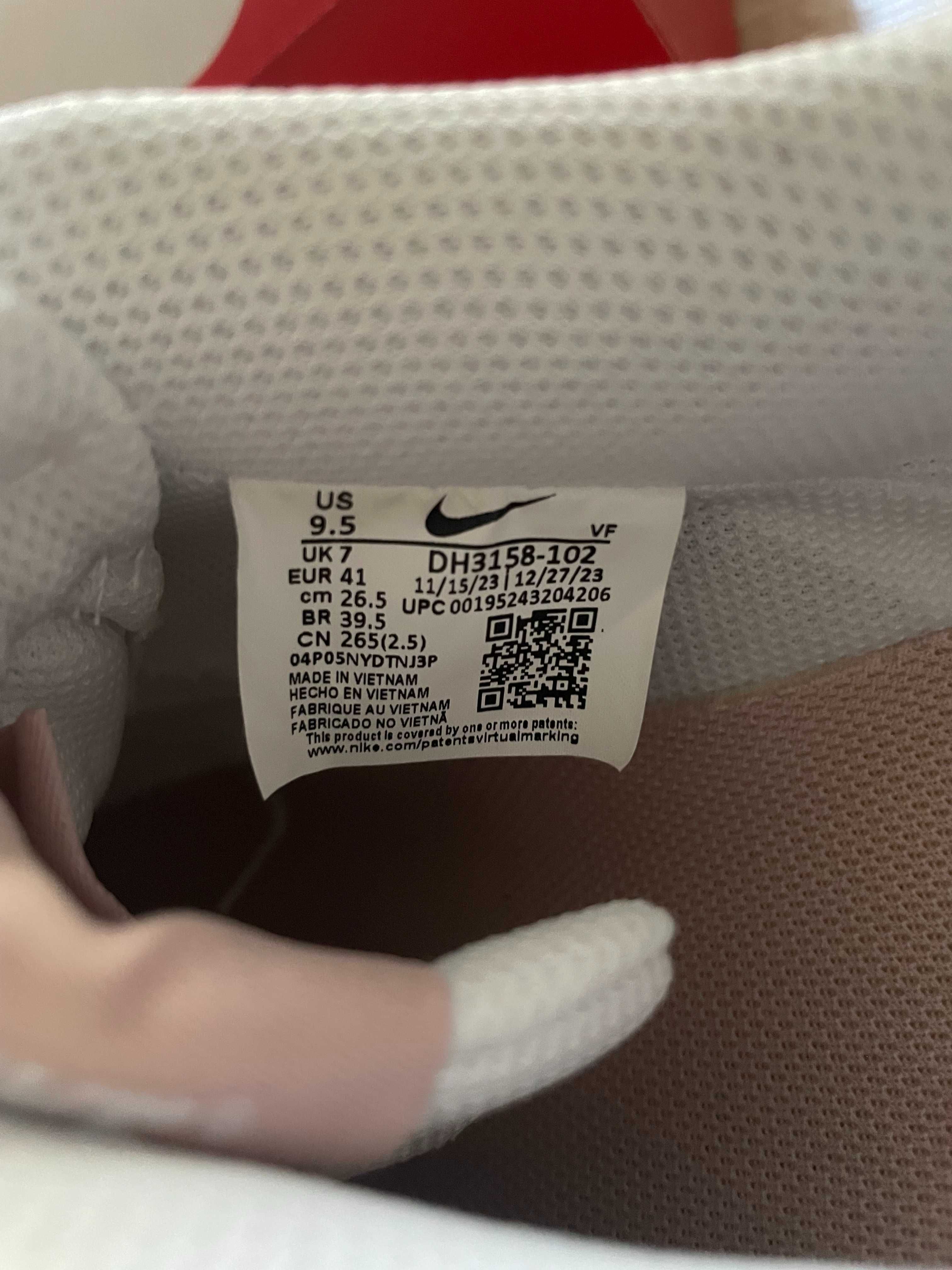 Nike Court Vision Low - Нови Дамски маратонки р. 41 бяло/розово