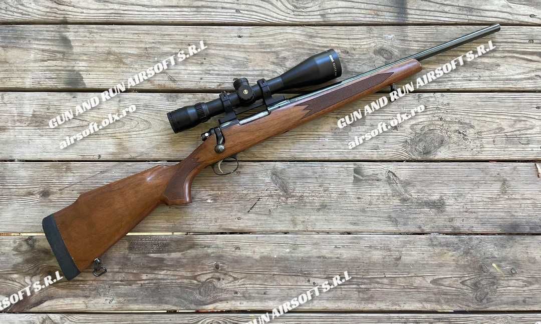 Carabină Airsoft Full Metal Modificata - Pusca PACHET COMPLET~ Muniție