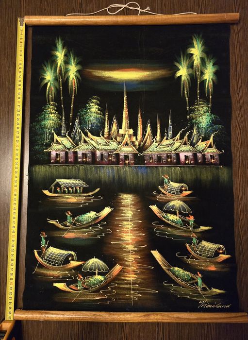 Suvenir Thailanda, Tablou/Poster Pictat 65x45cm
