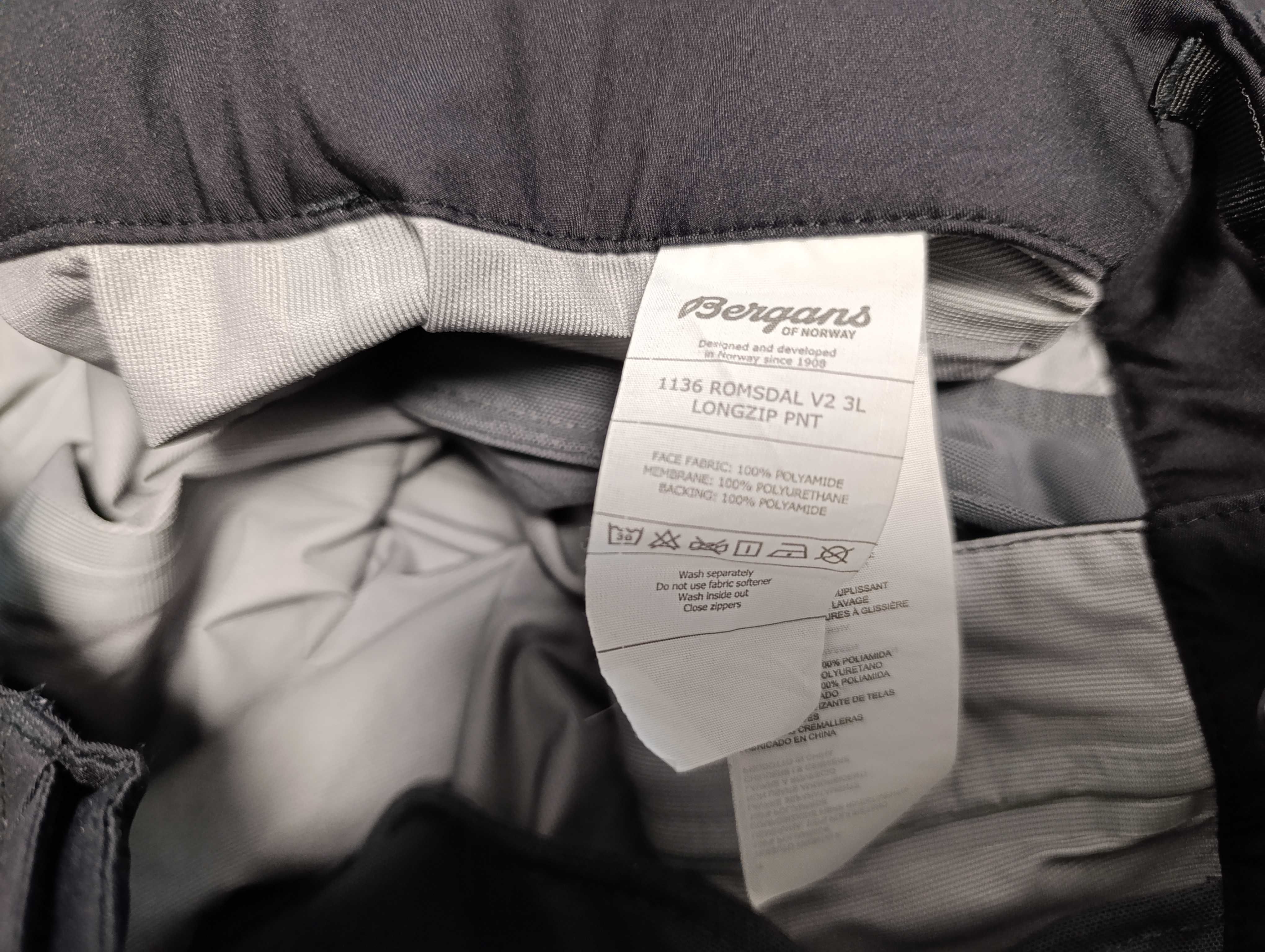 ''Bergans of Norway Romsdal V2 3L LongZip''оригинален мъжки панталон Л