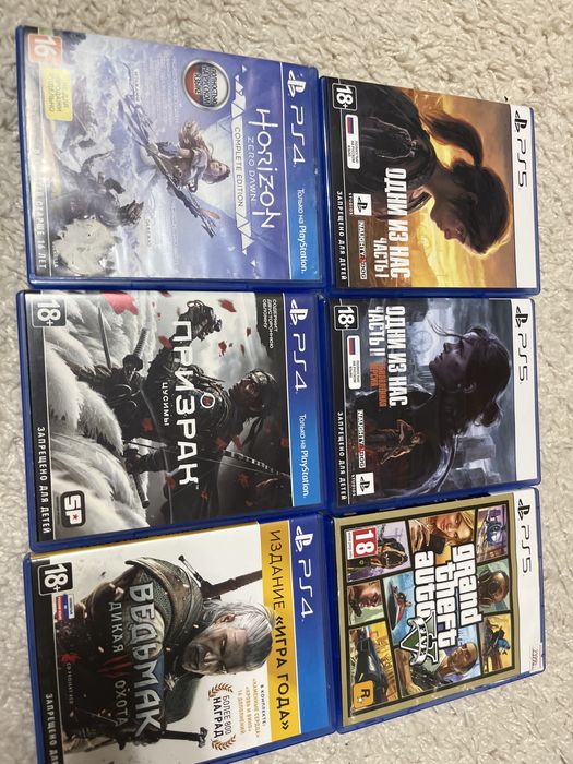 Игры на PS4-PS5 от 5000 тыс, выгодно